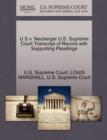 U S V. Neuberger U.S. Supreme Court Transcript of Record with Supporting Pleadings - Book