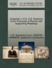 Chapman V. U.S. U.S. Supreme Court Transcript of Record with Supporting Pleadings - Book
