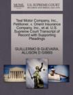 Teal Motor Company, Inc., Petitioner, V. Orient Insurance Company, Inc., et al. U.S. Supreme Court Transcript of Record with Supporting Pleadings - Book