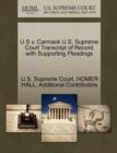 U S V. Carmack U.S. Supreme Court Transcript of Record with Supporting Pleadings - Book