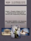 Carter V. People of State of Ill U.S. Supreme Court Transcript of Record with Supporting Pleadings - Book