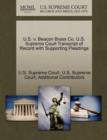 U.S. V. Beacon Brass Co. U.S. Supreme Court Transcript of Record with Supporting Pleadings - Book