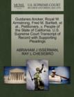 Gustanes Ancker, Royal W. Armstrong, Fred M. Bartlett, et al., Petitioners, V. People of the State of California. U.S. Supreme Court Transcript of Record with Supporting Pleadings - Book