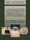 A. V. Pownall, Grace M. Pownall, and Hennes-Morgan Machinery Company, Ltd., Petitioners, V. the United States of America. U.S. Supreme Court Transcript of Record with Supporting Pleadings - Book