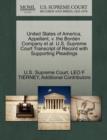 United States of America, Appellant, V. the Borden Company et al. U.S. Supreme Court Transcript of Record with Supporting Pleadings - Book