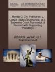 Monte G. Cly, Petitioner, V. United States of America. U.S. Supreme Court Transcript of Record with Supporting Pleadings - Book