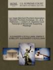 Las Vegas Merchant Plumbers Association, Merchant Plumbers Exchange, Inc., et al., Petitioners, V. United U.S. Supreme Court Transcript of Record with Supporting Pleadings - Book