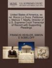 United States of America, Ex Rel. Rocco Lo Duca, Petitioner, V. Marcus T. Neelly, Director of U.S. Supreme Court Transcript of Record with Supporting Pleadings - Book