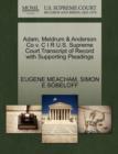 Adam, Meldrum & Anderson Co V. C I R U.S. Supreme Court Transcript of Record with Supporting Pleadings - Book