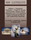 William J. Fitzpatrick, Petitioner, V. Philip W. Snyder, Commander, Boston Naval Shipyard, et al. U.S. Supreme Court Transcript of Record with Supporting Pleadings - Book