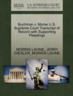 Buchman V. Morse U.S. Supreme Court Transcript of Record with Supporting Pleadings - Book