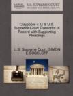 Claypoole V. U S U.S. Supreme Court Transcript of Record with Supporting Pleadings - Book