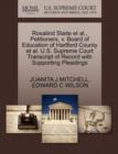 Rosalind Slade et al., Petitioners, V. Board of Education of Hartford County et al. U.S. Supreme Court Transcript of Record with Supporting Pleadings - Book