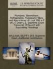 Plumbers, Steamfitters, Refrigeration, Petroleum Fitters, and Apprentices of Local 298, A F of L V. Door U.S. Supreme Court Transcript of Record with Supporting Pleadings - Book