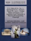 R. H. Macy & Co., Inc., L. Bamberger & Co., Davison-Paxon Co., et al., V. United States of America. U.S. Supreme Court Transcript of Record with Supporting Pleadings - Book