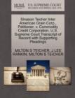 Sinason Teicher Inter American Grain Corp., Petitioner, V. Commodity Credit Corporation. U.S. Supreme Court Transcript of Record with Supporting Pleadings - Book