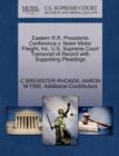 Eastern R.R. Presidents Conference V. Noerr Motor Freight, Inc. U.S. Supreme Court Transcript of Record with Supporting Pleadings - Book