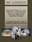 Great Lakes Airlines, Inc., et al., Petitioners, V. Civil Aeronautics Board. U.S. Supreme Court Transcript of Record with Supporting Pleadings - Book