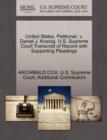 United States, Petitioner, V. Daniel J. Koenig. U.S. Supreme Court Transcript of Record with Supporting Pleadings - Book