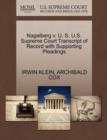 Nagelberg V. U. S. U.S. Supreme Court Transcript of Record with Supporting Pleadings - Book