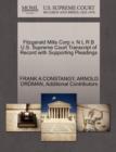 Fitzgerald Mills Corp V. N L R B U.S. Supreme Court Transcript of Record with Supporting Pleadings - Book