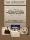 Gardens of Faith, Inc., et al., Petitioners, V. Commissioner of Internal Revenue. U.S. Supreme Court Transcript of Record with Supporting Pleadings - Book