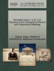Tarvestad (Lee) V. U.S. U.S. Supreme Court Transcript of Record with Supporting Pleadings - Book