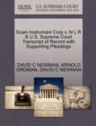 Scam Instrument Corp V. N L R B U.S. Supreme Court Transcript of Record with Supporting Pleadings - Book