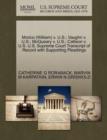 Morico (William) V. U.S.; Vaughn V. U.S.; McQueary V. U.S.; Callison V. U.S. U.S. Supreme Court Transcript of Record with Supporting Pleadings - Book