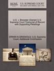 U.S. V. Brewster (Daniel) U.S. Supreme Court Transcript of Record with Supporting Pleadings - Book