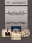 Combs (Elisha) V. U.S. U.S. Supreme Court Transcript of Record with Supporting Pleadings - Book