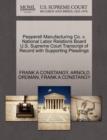 Pepperell Manufacturing Co. V. National Labor Relations Board U.S. Supreme Court Transcript of Record with Supporting Pleadings - Book
