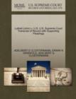 Luttrell (John) V. U.S. U.S. Supreme Court Transcript of Record with Supporting Pleadings - Book