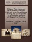 Chicago, Rock Island and Pacific Railroad Company, Petitioner, V. McConnell Heavy Hauling, Inc. U.S. Supreme Court Transcript of Record with Supporting Pleadings - Book