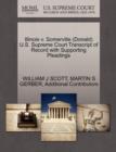 Illinois V. Somerville (Donald) U.S. Supreme Court Transcript of Record with Supporting Pleadings - Book