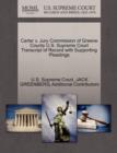 Carter V. Jury Commission of Greene County U.S. Supreme Court Transcript of Record with Supporting Pleadings - Book