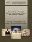 Chevron Oil Co. V. Huson U.S. Supreme Court Transcript of Record with Supporting Pleadings - Book
