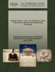 Prosch (Gus) V. U.S. U.S. Supreme Court Transcript of Record with Supporting Pleadings - Book