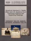 Silvertrust (Abraham) V. Redke (Mitzi Lee) U.S. Supreme Court Transcript of Record with Supporting Pleadings - Book