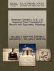 Sherman (Gerald) V. U.S. U.S. Supreme Court Transcript of Record with Supporting Pleadings - Book