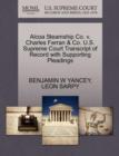 ALCOA Steamship Co. V. Charles Ferran & Co. U.S. Supreme Court Transcript of Record with Supporting Pleadings - Book