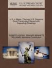 U.S. V. Moore (Thomas) U.S. Supreme Court Transcript of Record with Supporting Pleadings - Book