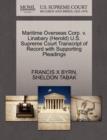 Maritime Overseas Corp. V. Linabary (Herold) U.S. Supreme Court Transcript of Record with Supporting Pleadings - Book
