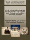 U.S. V. Gaddis (Bobby Gene) and Birt (Billy Sunday) U.S. Supreme Court Transcript of Record with Supporting Pleadings - Book