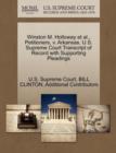 Winston M. Holloway et al., Petitioners, V. Arkansas. U.S. Supreme Court Transcript of Record with Supporting Pleadings - Book