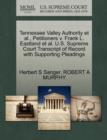 Tennessee Valley Authority et al., Petitioners V. Frank L. Eastland et al. U.S. Supreme Court Transcript of Record with Supporting Pleadings - Book