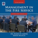 Management In The Fire Service Instructor's Toolkit - Book