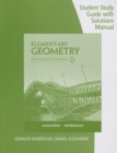 Student Study Guide with Solutions Manual for Alexander/Koeberlein's  Elementary Geometry for College Students, 6th - Book