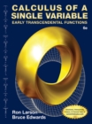 Calculus of a Single Variable : Early Transcendental Functions - Book