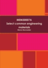 Mem30007a Select Common Engineering Materials - Book